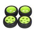 thumbnail image 3 of RC Wheels And Tires, Rubber RC Short Course Truck Tires Fine Processing Better Traction 4PCS  For 1/10 RC Car ANGGREK Verde, 3 of 8