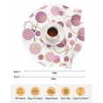 thumbnail image 6 of 15 Inch Round Placemats Set of 4, Pin Polka Dots Non Slip Heat Insulation PP Table Mats, Modern Abstract Art Washable Place Mats for Kitchen Dining Party Table Decor, 6 of 7