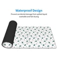 thumbnail image 5 of Vsdgher Hand Drawn Turtle for Mouse Pad with Stitched Edges,Desk mat for Laptop,Computer & PC, Wristing Pad for Gamer,Office & Home,12 x 31.5 in, 5 of 8