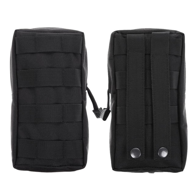 Bolsa médica Airsoft bolsas de cintura de primeros auxilios eslinga de nailon negra
