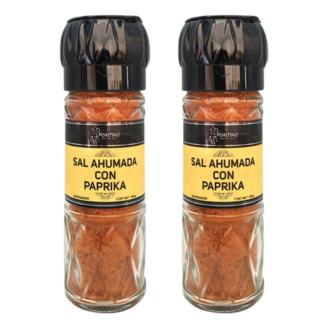 PONTINO Sal Ahumada Con Paprika 100g 2 Piezas