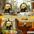thumbnail image 4 of Personalize Border Collie Dog Memorial Sun Catcher, Custom Dog Silhouette Ornament, Faux Stained Glass Window Memorial, Rainbow Bridge Pet Loss Gift, Dog Remembrance Keepsake, 4 of 4