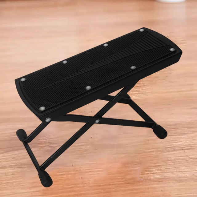 BELOVING Guitar Foot Stool 6 Position Height Adjustable for Electric Guitar Classical