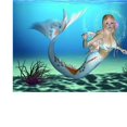 thumbnail image 3 of Póster de paisaje de acuario Gloria impresión 3D fondo de un lado XS, 3 of 9