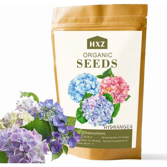 HIGHGW Hydrangea Seeds-300+ Premium Flower Seeds for Planting, 1.76 Ounces of Vibrant Blooms
