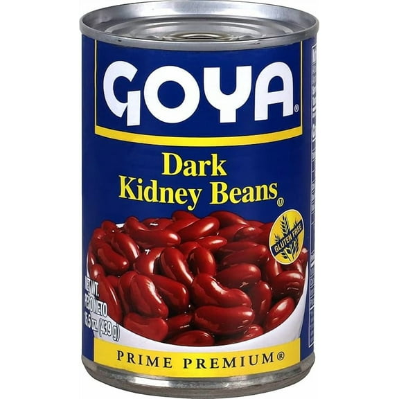 Pack of 2 Goya Dark Red Kidney Beans, 15.5 oz