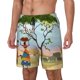 thumbnail image 1 of Balery African Women Bañador para hombre, shorts de playa de secado rápido con entrepierna y forro de compresión-X-Large, 1 of 6