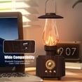 thumbnail image 6 of Kerosene Lamp Bluetooth Speaker with FM Radio, QQZ Vintage Wireless Audio Night Light, Portable Outdoor Rechargeable Lantern for Camping Bedroom, Brown, 6 of 7