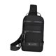 thumbnail image 3 of Bolso bandolera para hombre, bolsa de almacenamiento, bolsa de pecho impermeable para ciclismo, viajes, trabajo Negro, 3 of 10