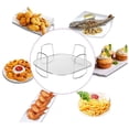 thumbnail image 5 of Air Fryer Rack Grilling Rack Stainless Steel Dehydrator Rack Multi-Purpose Cooking Rack Air Fryer Accessories Sturdy Square Rack, 5 of 8