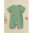 thumbnail image 4 of Bagilaanoe Newborn Baby Boy One-pieces Short Sleeve Jumpsuit 3M 6M 9M 12M Infant Romper Casual Clothing, 4 of 7