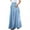Sky Blue, variant on RKSTN Skirts for Women2024 Fashion Spring Summer Belt Zipper High Waist Solid Color Maxi Skirt Retro Pleated A-Line Flowy Long Skirt