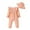 Pink, variant on Elainilye Fashion Newborn Baby Girl Clothes One Piece Jumpsuit Girls Ruffle Bodysuit Baby Bodysuit with Hat, Sizes 3-18 Months