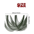 thumbnail image 3 of Large Halloween Creepy Cheesecloth, Spooky Polyester Gauze for Window Doorway Wall Haunted House Indoor Outdoor Decor, 3 of 7