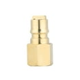 thumbnail image 1 of Propane Quick Regulator Brass 3/8 Inch Quick Gas Propane Quick Regulator Connector Kit Shutoff Connector for Outdoor Picnic BBQ Accessories (Golden), 1 of 6