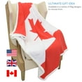thumbnail image 7 of Sherpa Blanket, National Flag Print Patriotic Plush Super Soft Warm Reversible Polar Fleece Throws by Catalonia 60"x50", 7 of 7