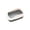 Gray, variant on Plastic Cat Litter Box,12.2x8.3x6.3 Inch Open Top High-Sides Litter Pan Including Scoop,Large Odor-Free Low Entrance for Senior & All Cats,Blue