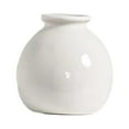 thumbnail image 3 of kowaku Ceramic Flower Vase Bud Vase Planter Mini Floral Arrangement Table Centerpiece for Valentine's Day Home Bookshelf Living Room White, 3 of 9