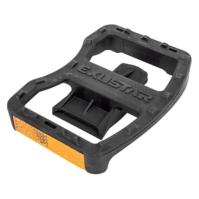 - PEDAL CLIPLESS ADAPTER EXUSTAR E-RR3 LOOK KEO PLATFORM w/REFLECTOR