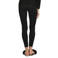 thumbnail image 3 of MeMoi Women's 100% Cotton Pointelle Rib Knit Seamless Leggings - Womens - Female, 3 of 6