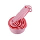 thumbnail image 1 of Cuchara Medidora Rápida de Cocina, Elegante Juego de Cucharas Medidoras, Diseño Ligero de Plástico, Ideal para Cocinas Modernas, Accesorio de Cocina de Moda, Colores Rojo y Verde, Tamaño 18, 1 of 2