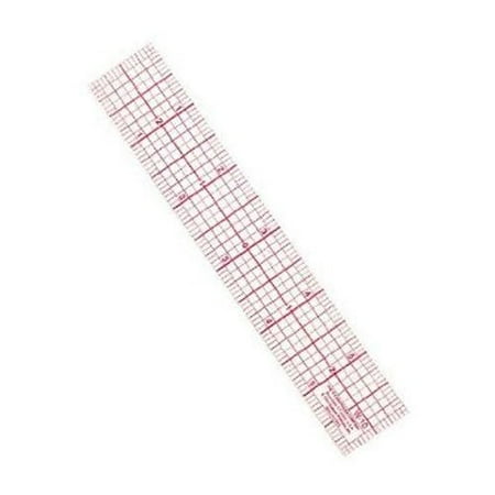 C-Thru Transparent Standard Plain Edge Plastic Ruler, 12 in