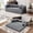 Dark Grey, variant on 5 in 1 Modular Sofa Bed, 79'' Foldable Floor Sofa & Sleeper, High Resilience Foam Convertible Couch for Small Space Living Room, Apartment