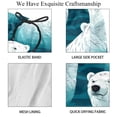 thumbnail image 4 of luoweisi Men's Beach Shorts Quick Dry Swim Trunks with Mesh Lining Polar Bear L, 4 of 5