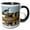 Black/White, variant on 3drose, Massachusetts, Cape Cod Provincetown - Us22 Wbi0471 - Walter Bibikow, 11oz Two-tone Black Mug