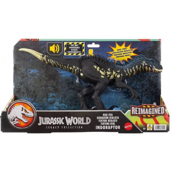 Jurassic World Reimagined Indoraptor Electronic Real Feel Action Figure