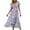 Purple, variant on Tnhcen Women's Floral Print V Neck Short Sleeve Wrap Dress Tie Waist Asymmetrical Hem 95% Polyester 5% Spandex 4 Way Stretch Plus Size S-2XL Casual Day Dress