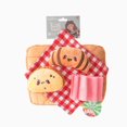 thumbnail image 2 of Hugsmart Charcuterie Board Plush Dog Toy - Fuzzy, Squeaky, for Small & Medium Dogs, 2 of 6