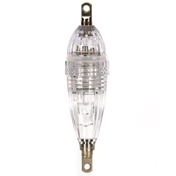 (Con Video) Cebo Con LED Calamar en Forma Gota Sin Anzuelo (blanco) TXW#494888.01