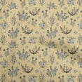 thumbnail image 1 of oneOone Viscose Chiffon Yellow Fabric Floral Dress Material Fabric Print Fabric By The Yard 42 Inch Wide, 1 of 4