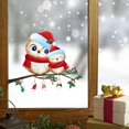 thumbnail image 2 of Pegatina de pared de copo de nieve de Navidad, pegatina de ventana de pájaro de nieve, decoración de vidrio de ventana de sala de estar, pegatina de pared de pájaro, 2 of 4
