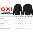 thumbnail image 4 of Men Multi Colors Crewneck Sweatshirt Men Crewneck Color Indigo Blue Small Size, 4 of 4