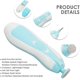 thumbnail image 2 of Electric Baby Nail File, Baby Nail Clipper with Light, 10 Replacement Pads and 4 Speed Control Modes for Newborns, Toddlers, Women, Toes and Adult Nails - Baby Nail Kit, 2 of 5