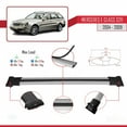 thumbnail image 3 of Compatible with Mercedes E Class 3 (S211) 2004-2009 FLY Model Car Roof Rack Cross Bar Grey Aluminium 3 Bars, 3 of 7