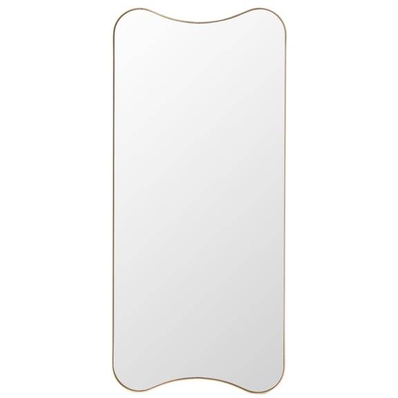 SAFAVIEH Hyla 14 in. x 31 in. Solid Frame Mirror, Gold