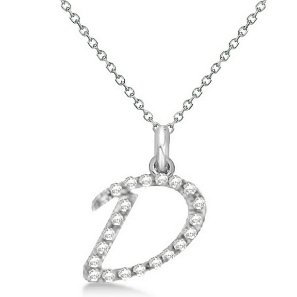 Seven Seas Jewelers - Personalized Diamond Script Letter Initial ...