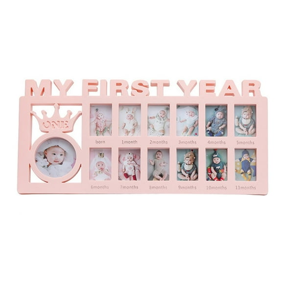 My First Year Picture Frames Memories Photo Frame Creative DIY Keepsake Picture Frames Gift for New Mums and Dads