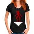 thumbnail image 3 of Camiseta con silueta de Stranger Eleven y Demogorgon Things: camiseta para hombre, mujer y niño, nueva y genial, 3 of 5