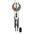 thumbnail image 7 of Southwest Gecko Lizard Moon Arrow Feather Wind Chime, 7 of 7