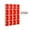 Rouge, variante sur AdirOffice - Casier - 4 Portes - 4 Crochets - Acier Massif - Vert (Lot de 4)
