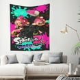thumbnail image 3 of Splatoon Wall Tapestry Cartoon Poster Wall Hanging Tapestry for College Dorm Living Room Bedroom Decoration 40x60 Inch, 3 of 7