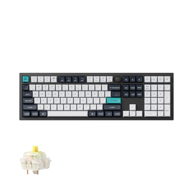 Teclado Keychron Q6 Max inalámbrico 2.4 GHz Bluetooth RGB