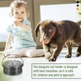 thumbnail image 3 of Retro Portable Iron Mosquito Incense Holder With Handle Round Fireproof Incense Holder(black), 3 of 5