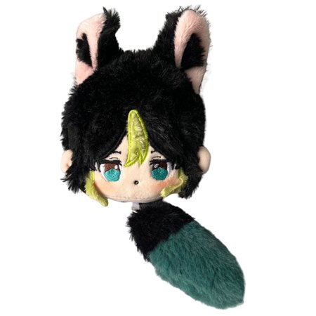 Yejue Genshin Impact Alhaitham Wanderer Scaramouche Xiao Tighnari Kaveh Plush Toy Keychain Plush Toys Cosplay Asseccories Figures Anime Birthday Gift for Girls Boys