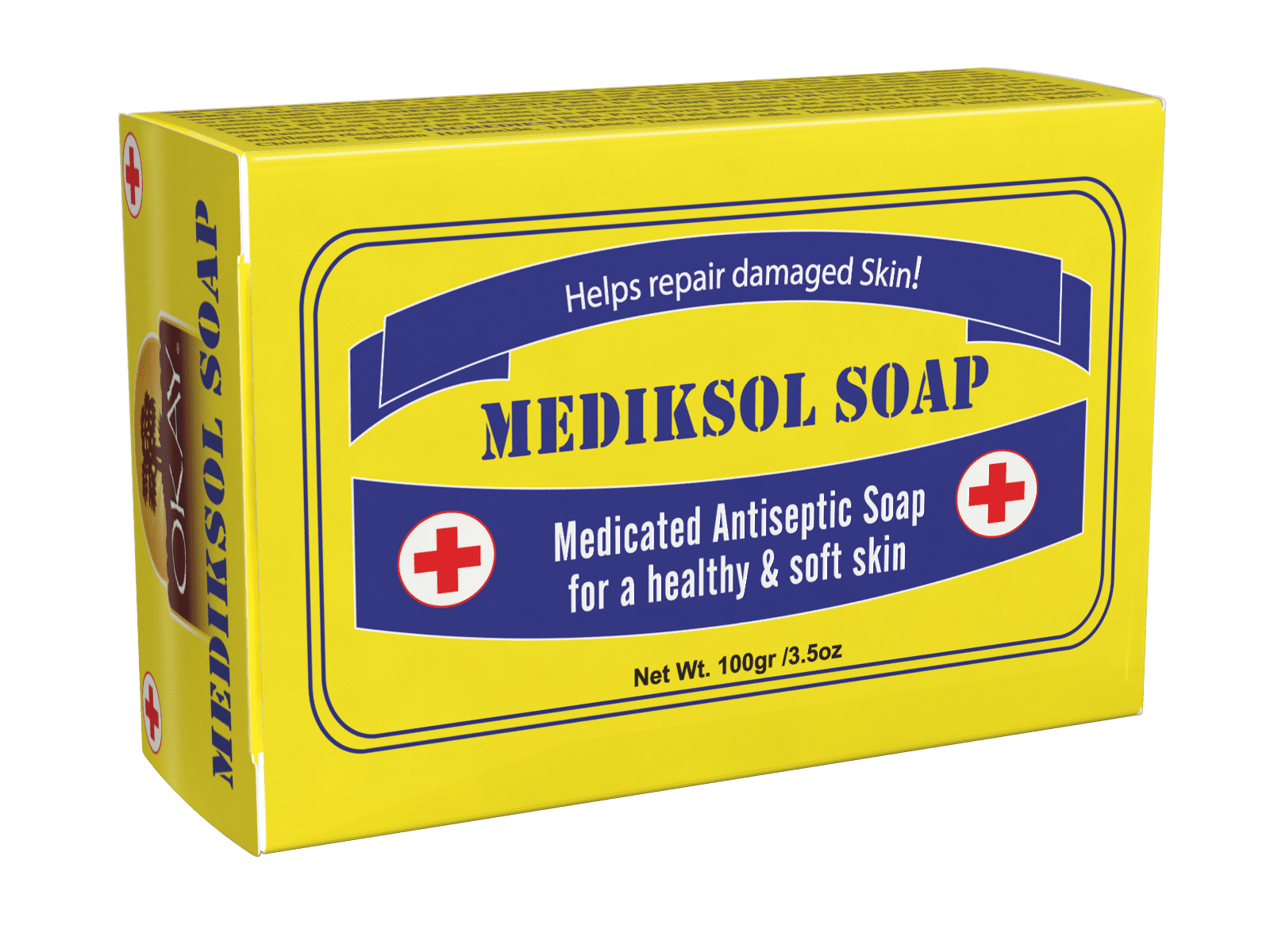 Okay Mediksol Medicated & Antiseptic Soap, 3.5 Oz