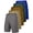 Non Belted - Blue & Grey & Olive & Timber & Khaki, variant on 5-Pack Men's Cotton Flex Stretch Cargo Shorts With Belt (Sizes, 30-42)
